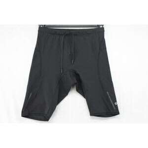 Lululemon Tight Compression Shorts Women's Large Black Stretch Gym Run Training